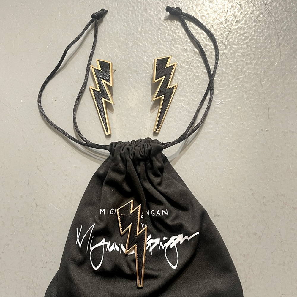 Mignonne Gavigan lightening bolt earrings